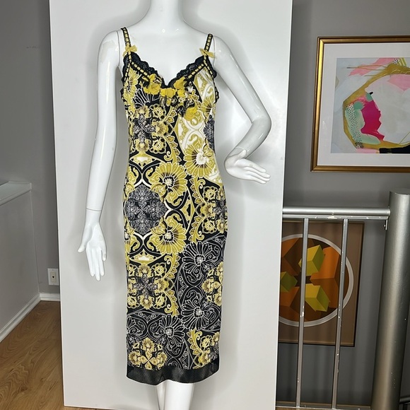 Monica Magni Sz 48 Fits US 12 Slip Dress - Picture 1 of 12